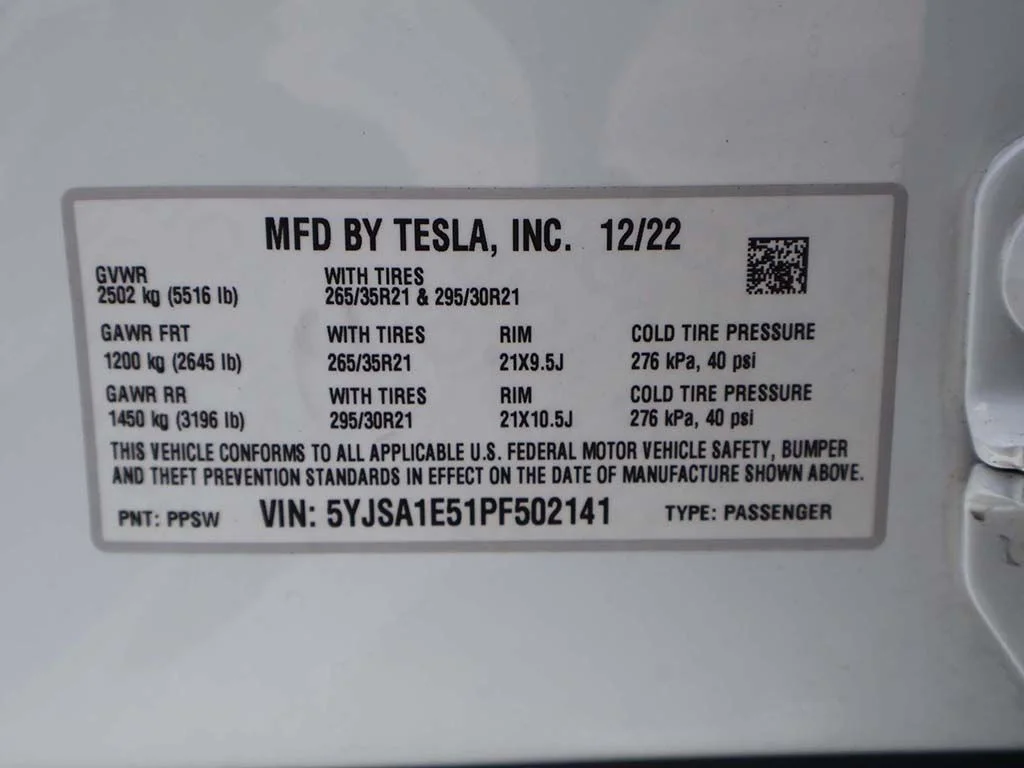 Used 2023 White Tesla Standard Range image 55