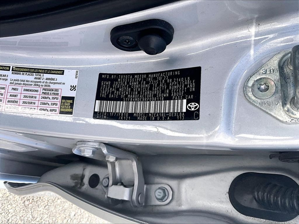 Used 2024 Silver Toyota LE image 36