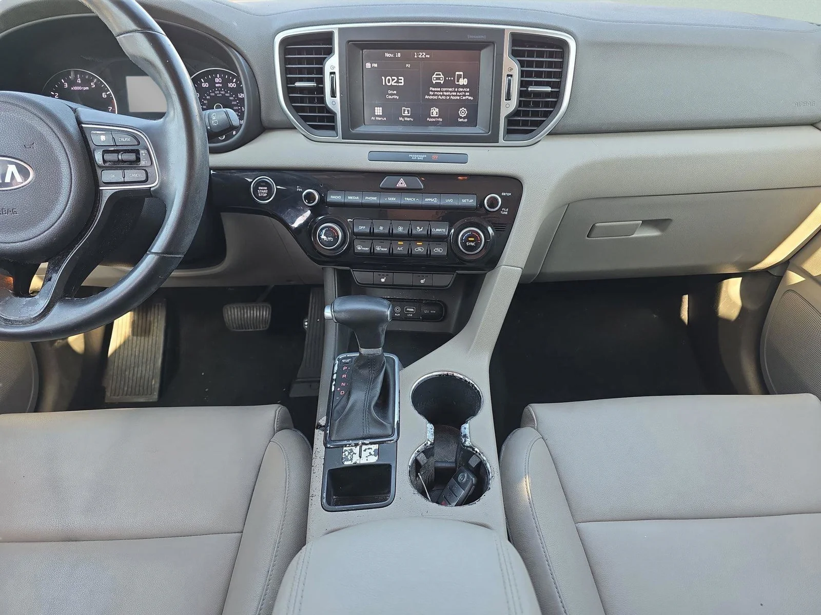 Used 2019 Blue Kia EX image 17
