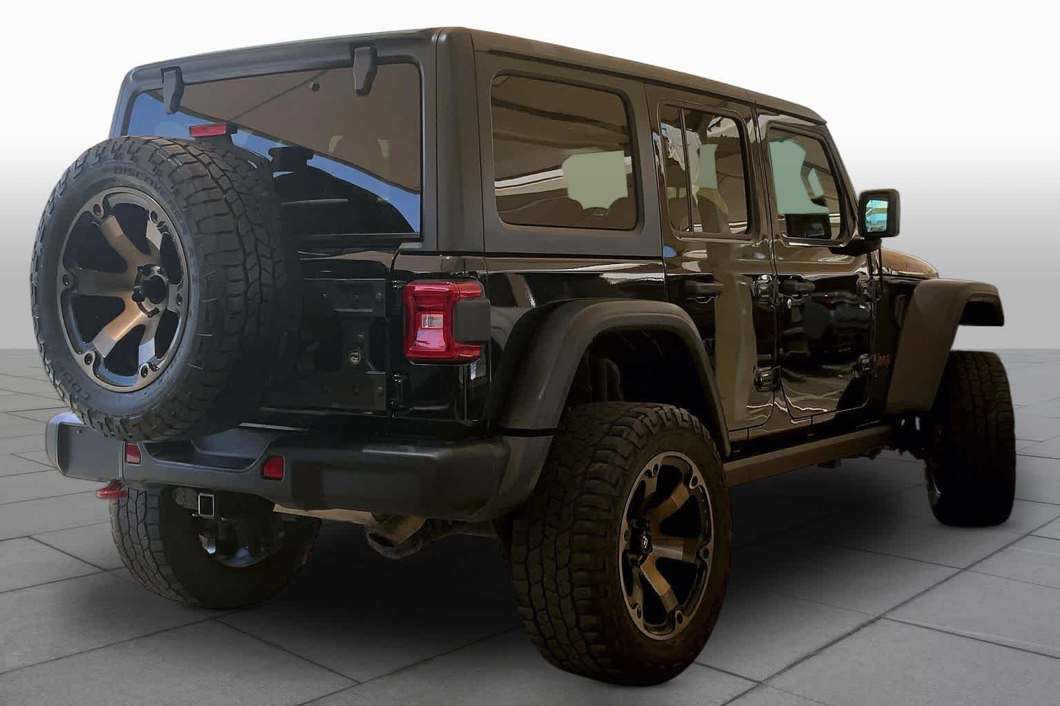 Used 2021 Black Clearcoat Jeep Unlimited Rubicon image 13