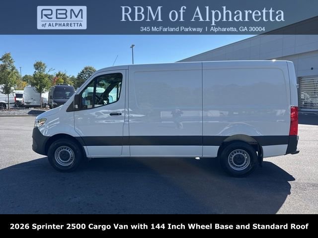 New 2026 Arctic White Mercedes-Benz 2500 with 144 Wheel Base Standard Roof image 6