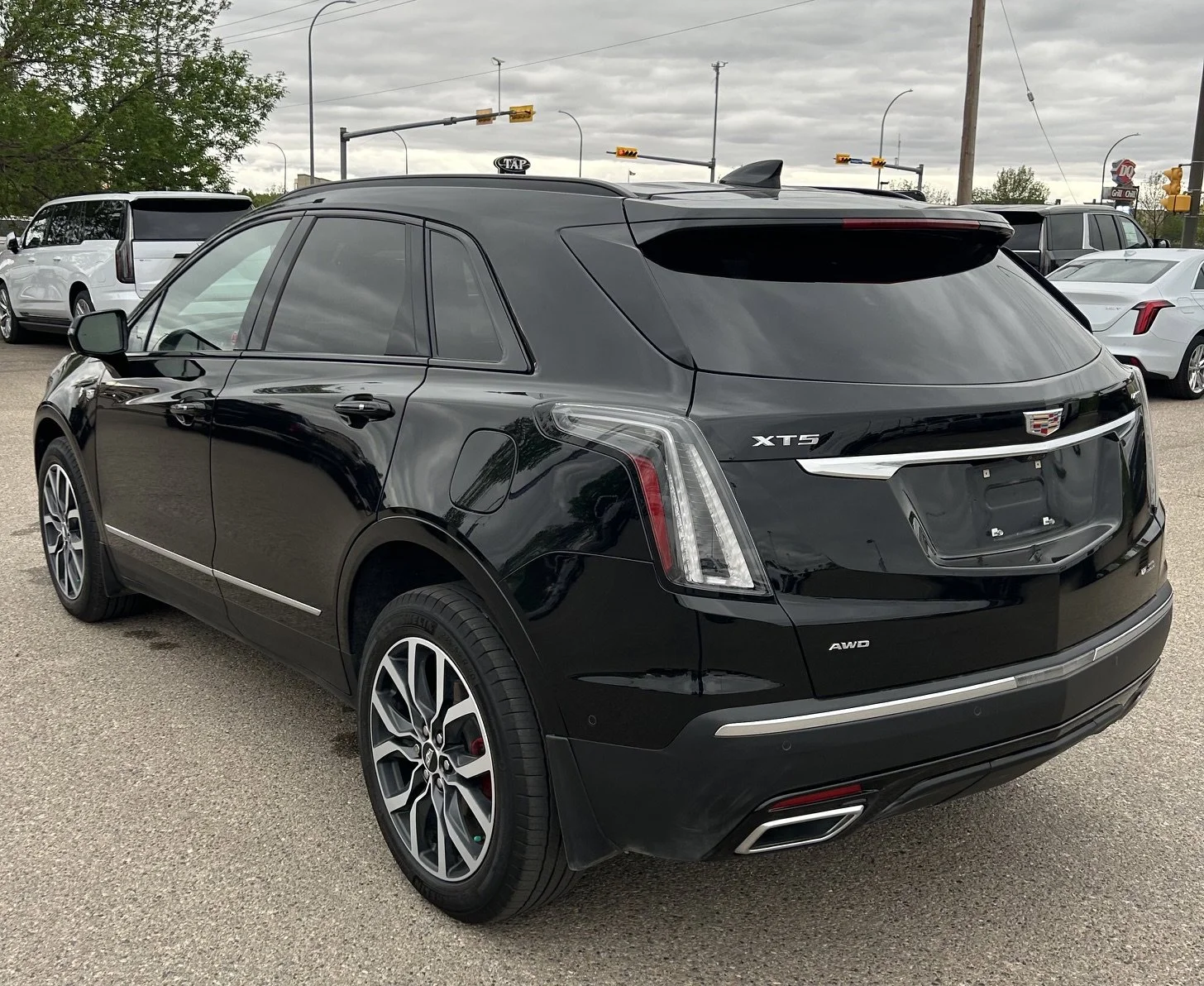 Certified Used 2025 STELLAR BLACK Cadillac AWD Sport image 3