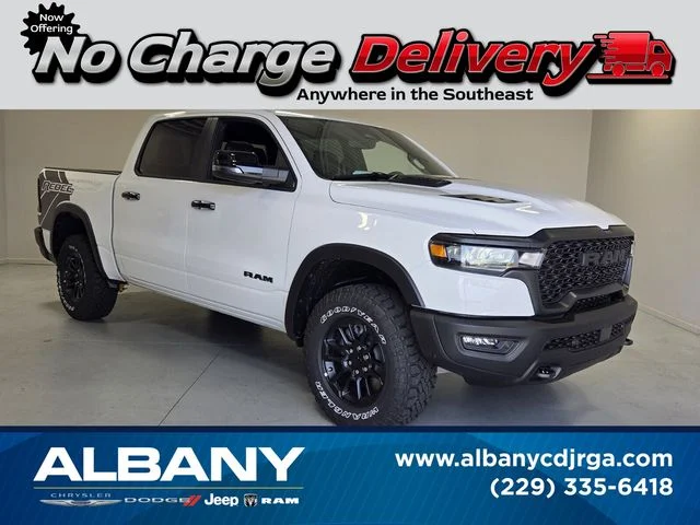 New 2026 Bright White Clear-Coat Exterior Paint RAM Rebel image 1
