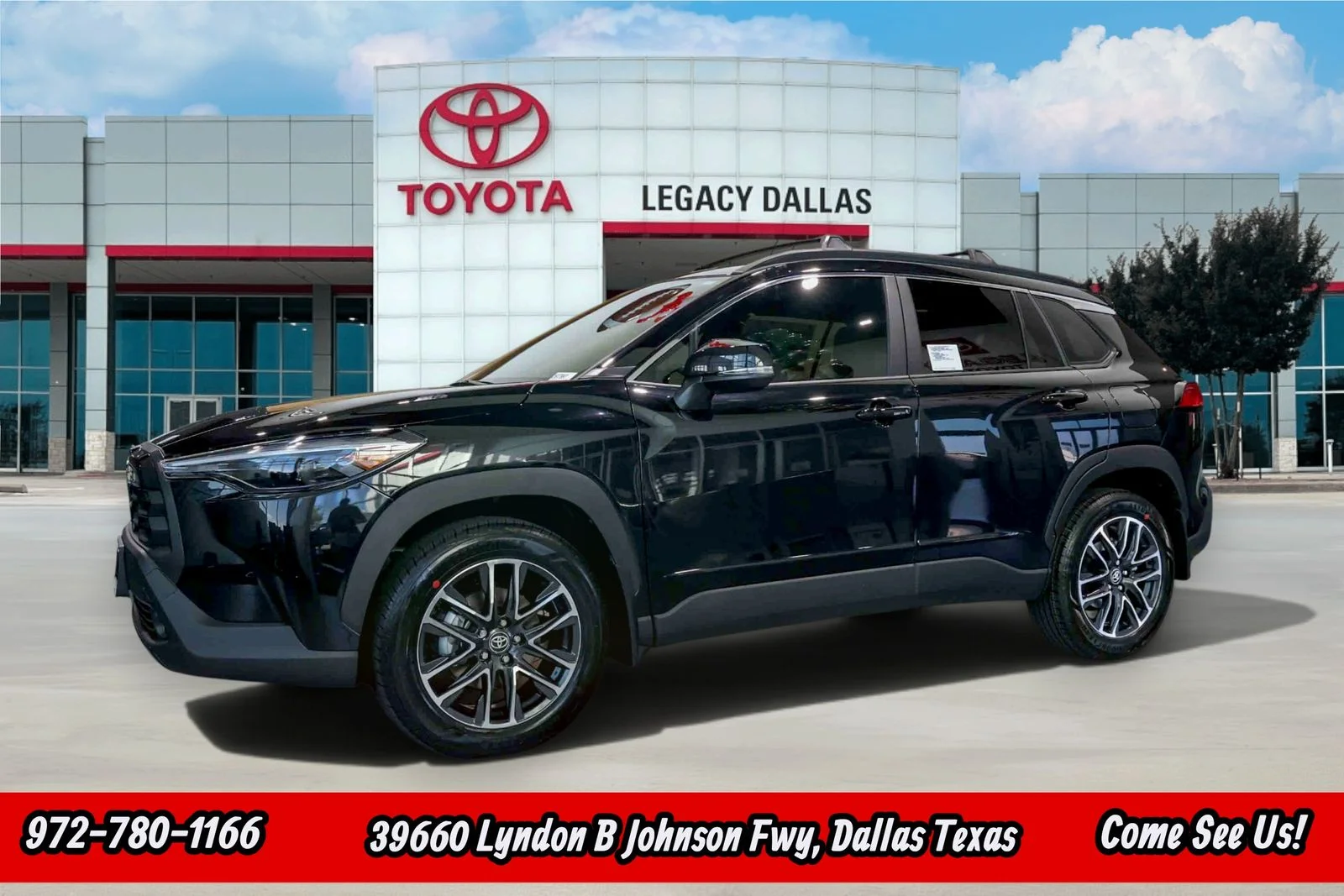 New 2026 Jet Black Toyota XLE image 6