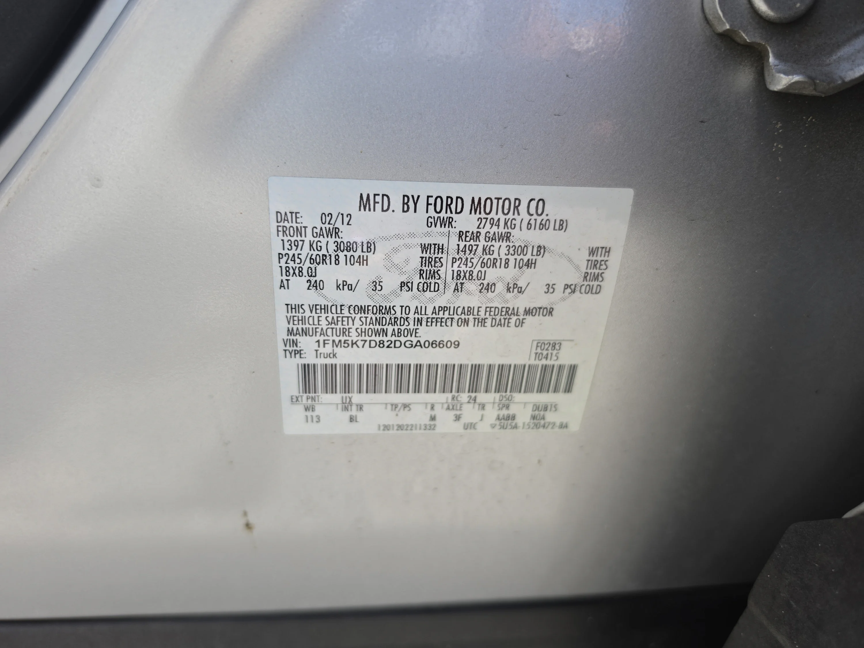 Used 2013 Ingot Silver Ford XLT image 40