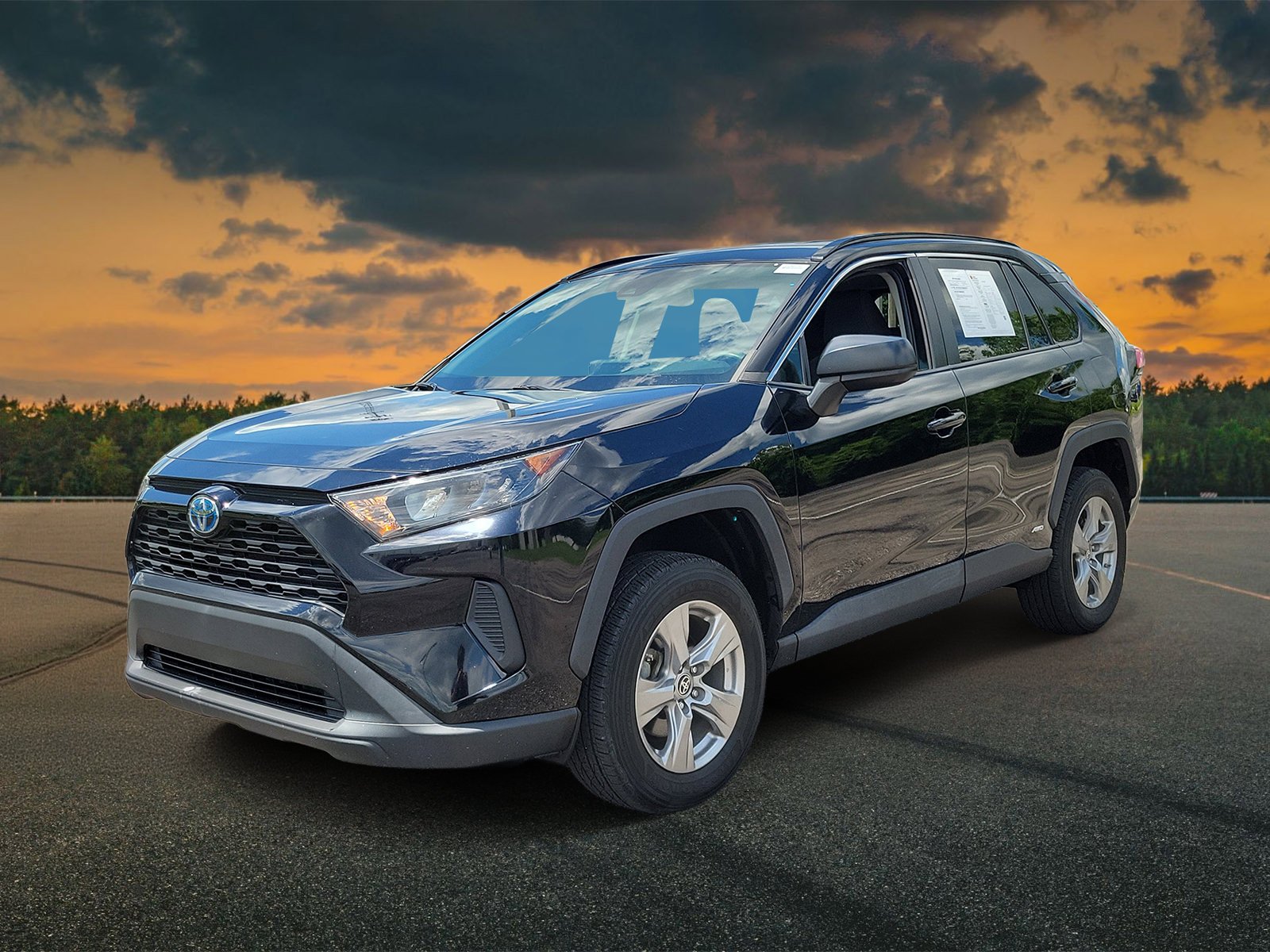 Certified Used 2022 Midnight Black Metallic Toyota LE image 2