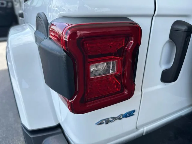 Used 2021 White Jeep Unlimited Sahara 4xe image 26