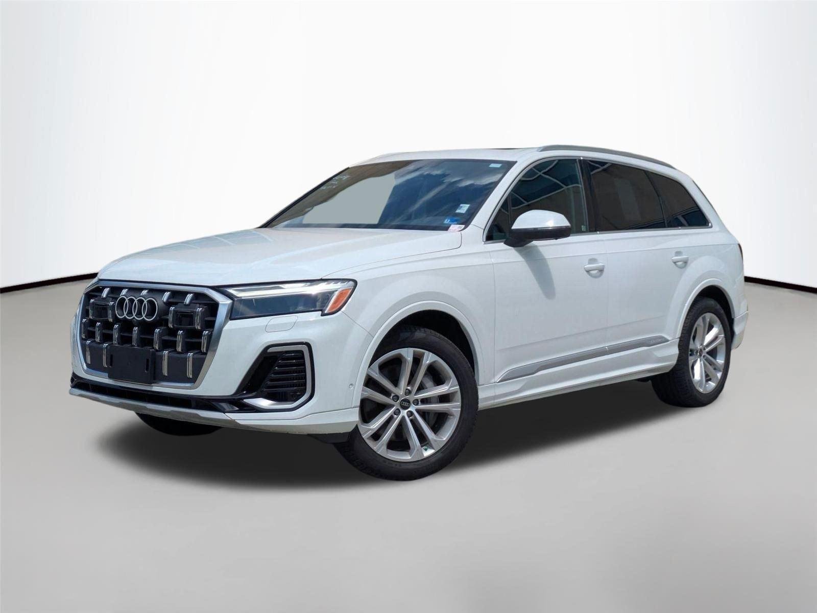 Used 2025 Glacier White Metallic Audi Premium Plus image 1
