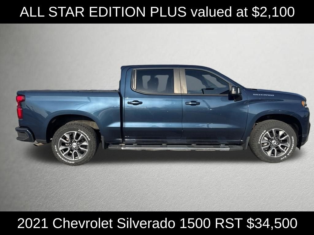 Used 2021 Blue Metallic Chevrolet RST image 2