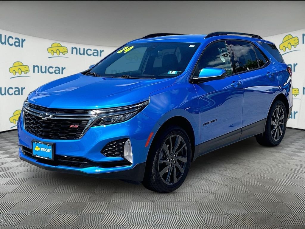 Used 2024 Riptide Blue Metallic Chevrolet RS image 3