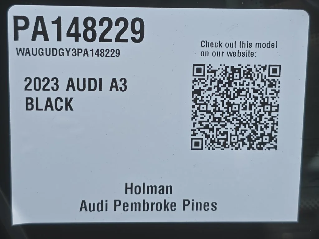 Used 2023 Black Audi 40 Premium image 29