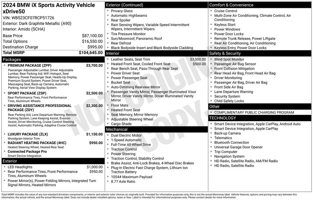 Certified Used 2024 Gray BMW xDrive50 image 25