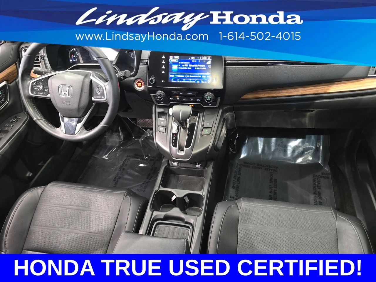 Certified Used 2020 Aegean Blue Metallic Honda EX-L image 12