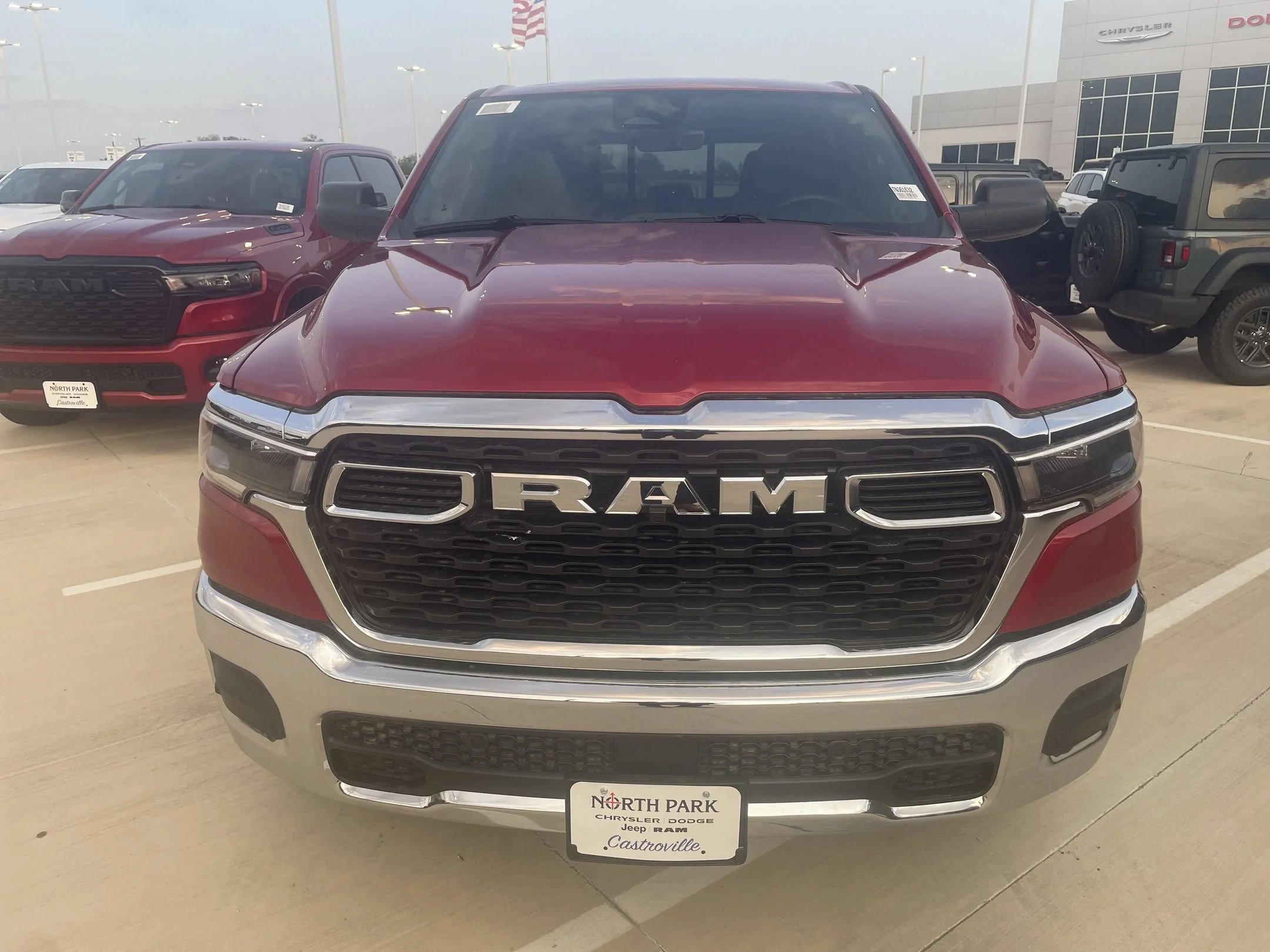 New 2026 Molten Red Pearlcoat RAM Tradesman image 2