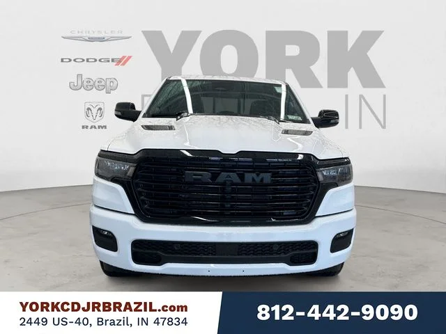 New 2026 Bright White Clear-Coat Exterior Paint RAM Laramie image 8