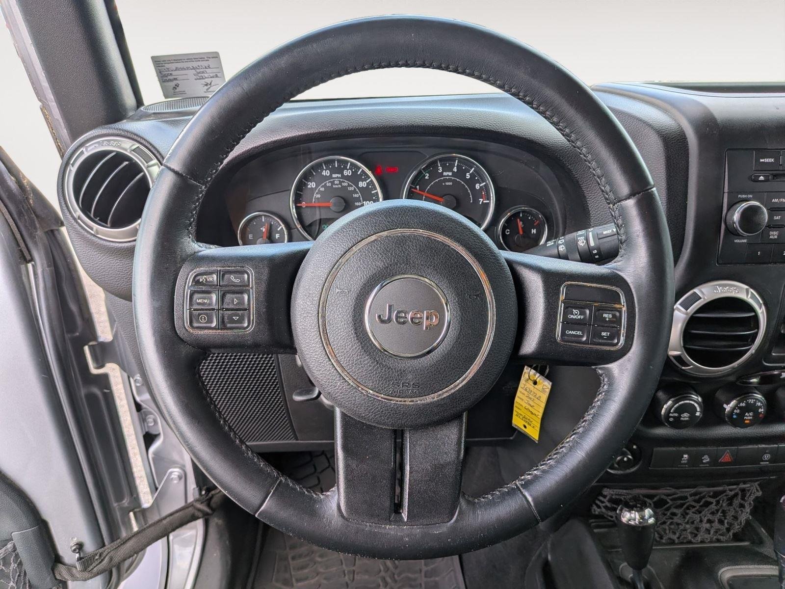 Used 2017 Billet Silver Metallic Clearcoat Jeep Sahara image 21
