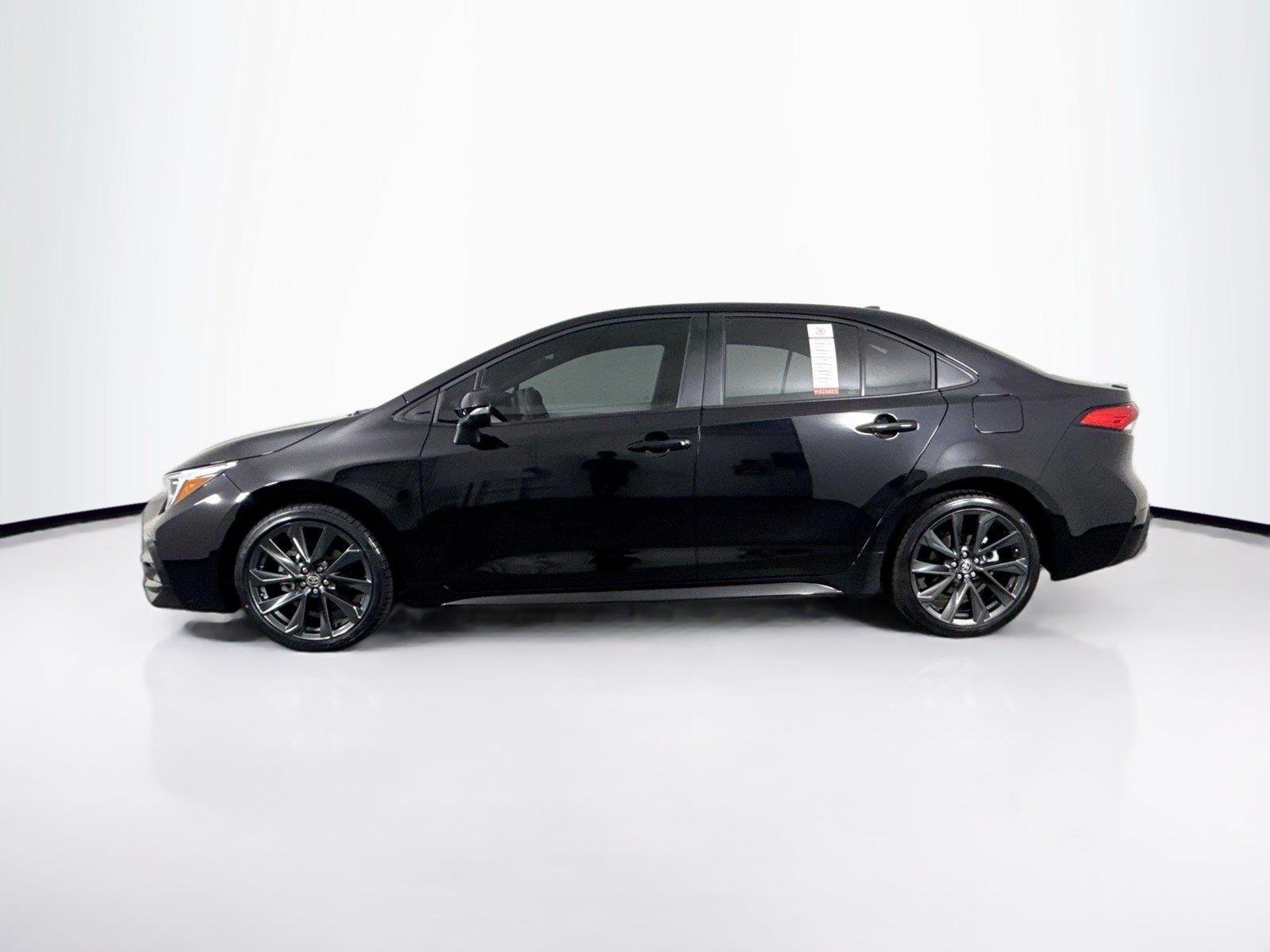 Certified Used 2025 Midnight Black Metallic Toyota SE image 13