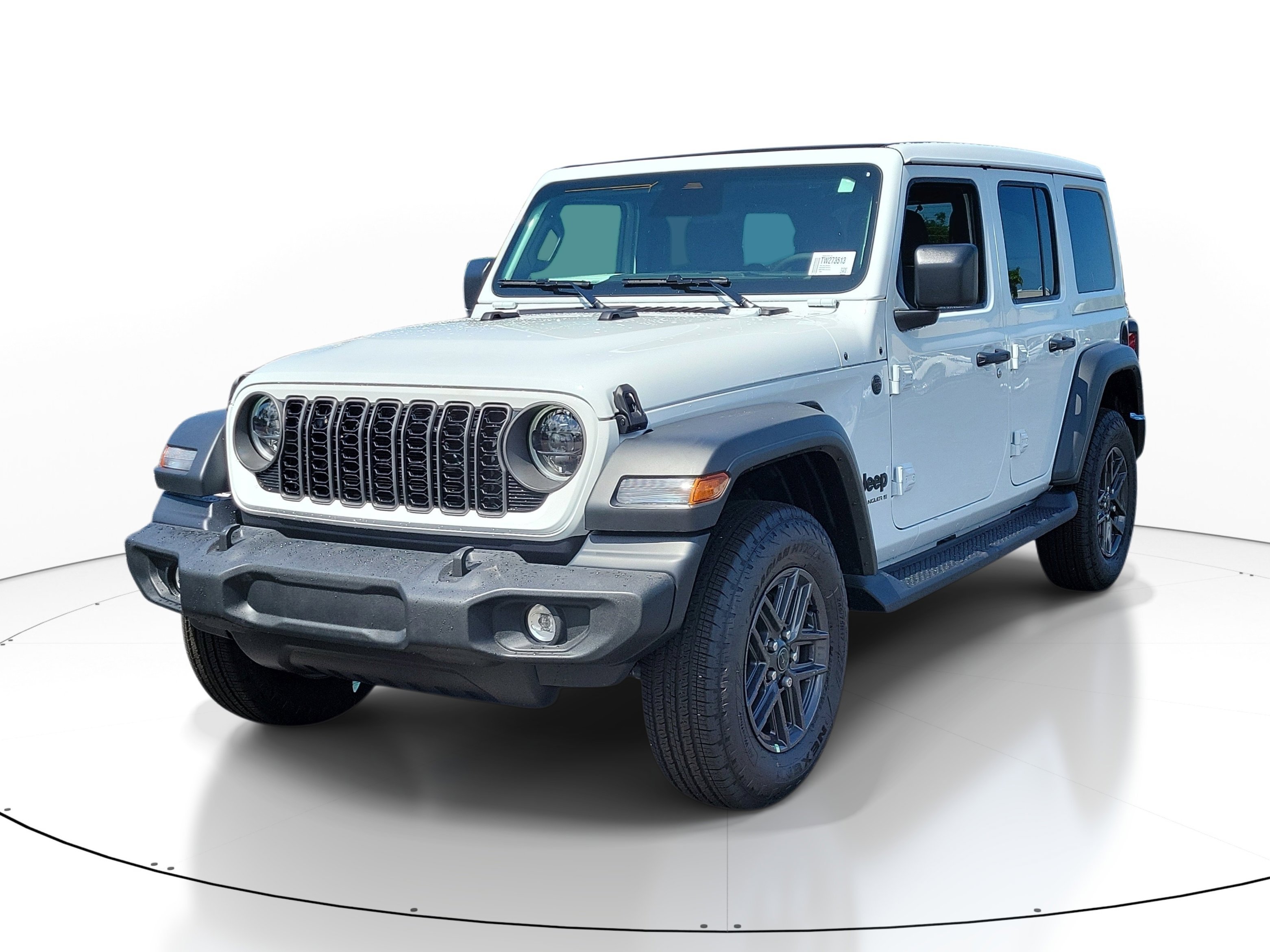 New 2026 Bright White Clear-Coat Exterior Paint Jeep Sport S image 3