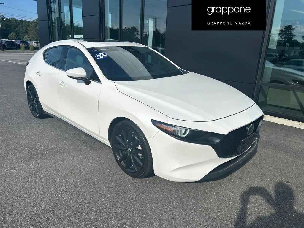 Certified Used 2022 White Mazda Premium image 1