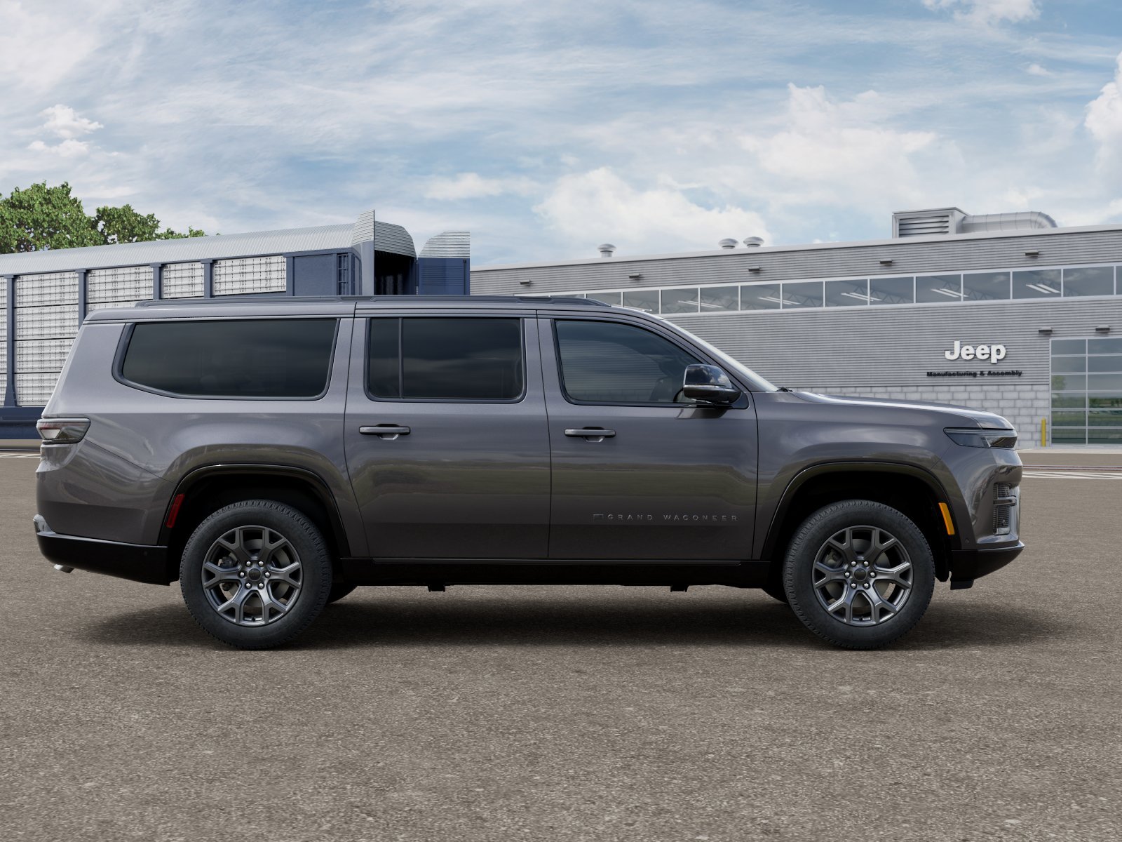 New 2026 Baltic-Gray Metallic Clear-Coat Exterior Paint Jeep Grand Wagoneer image 12