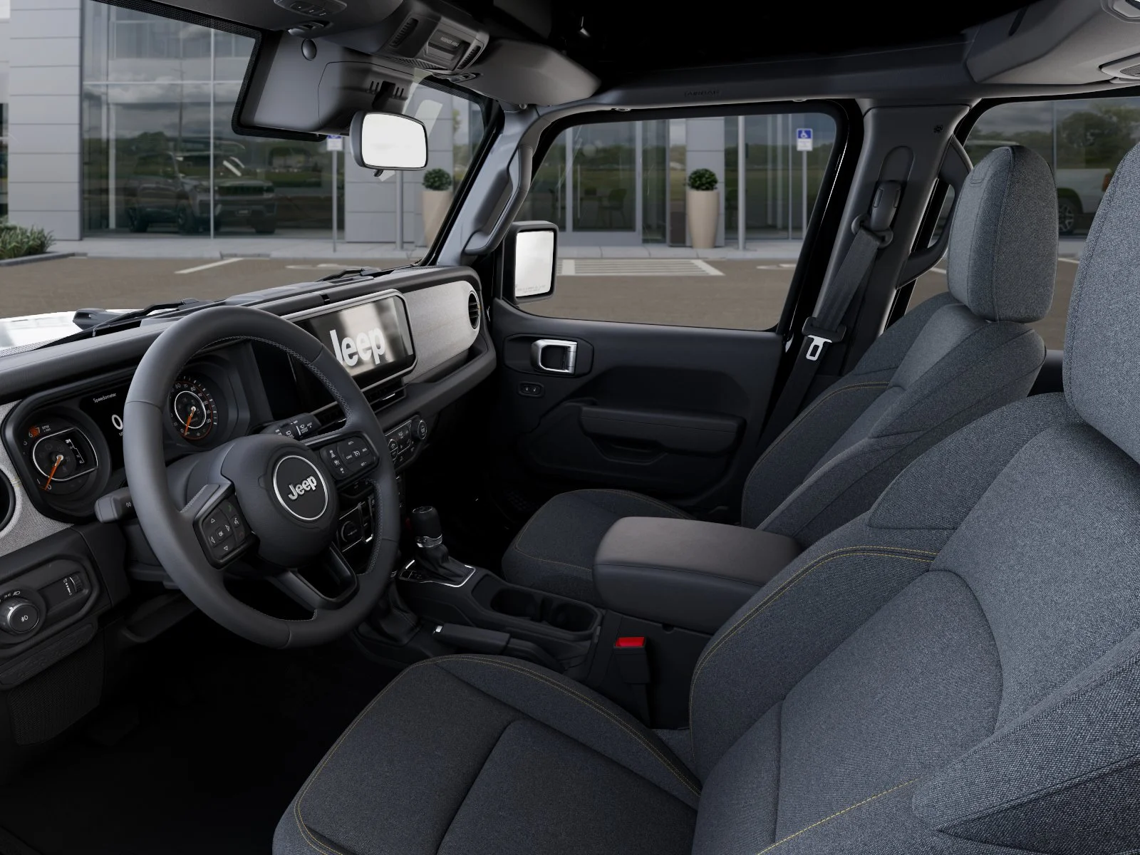 New 2025 Black Clearcoat Jeep Sport S image 49