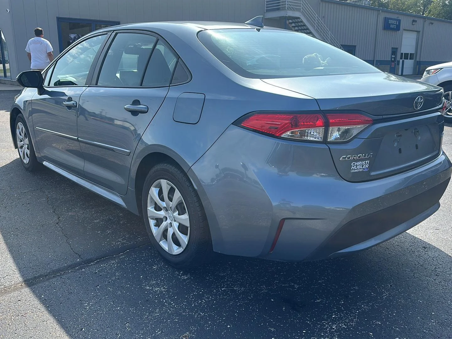 Used 2020 Celestite Gray Metallic Toyota LE image 7