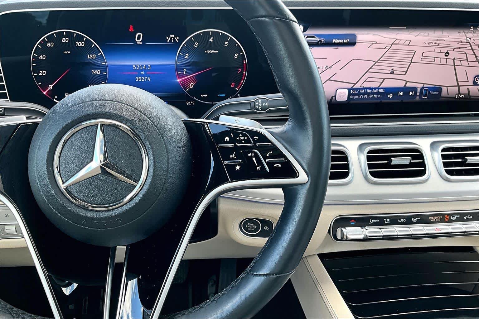 Used 2025 Polar White Mercedes-Benz GLE 350 image 25