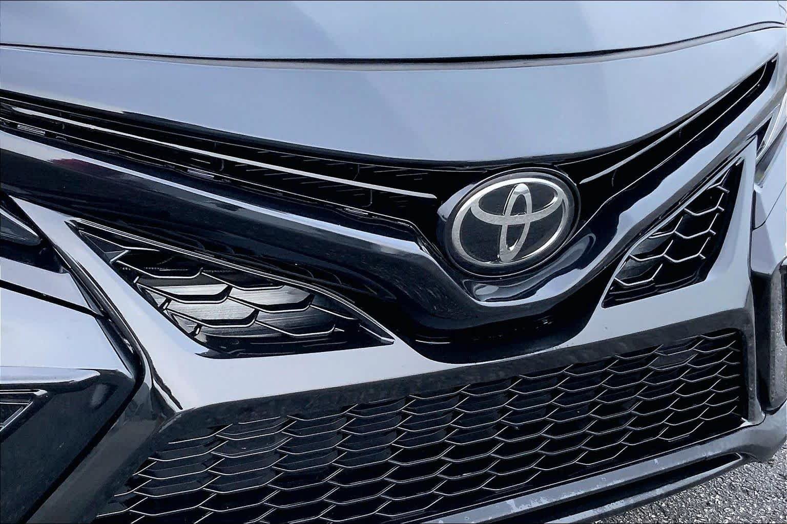 Used 2023 Midnight Black Metallic Toyota SE Nightshade image 28