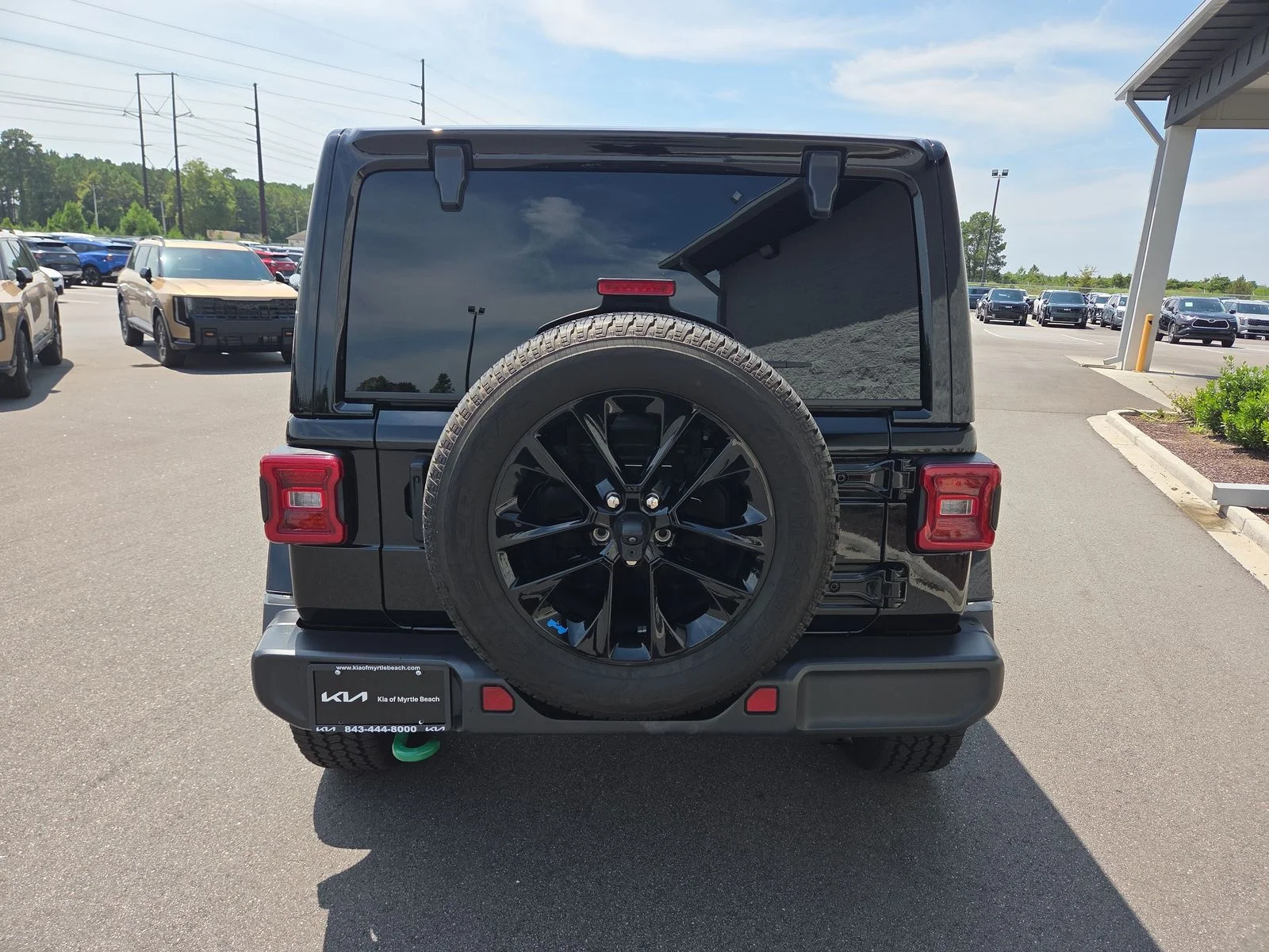 Used 2023 Black Clearcoat Jeep Sahara 4xe image 4