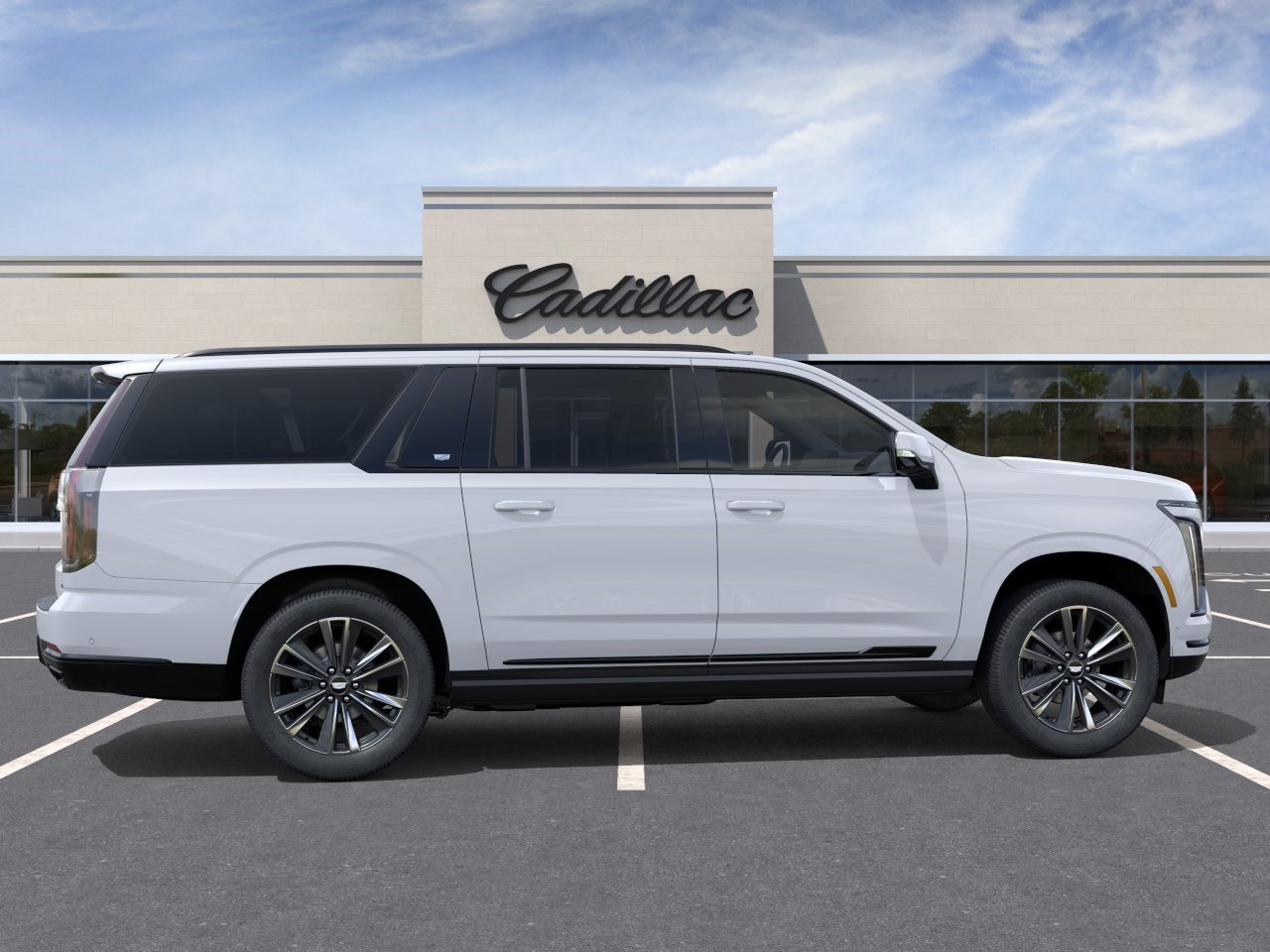 New 2026 Vibrant White Tricoat Cadillac Sport image 5