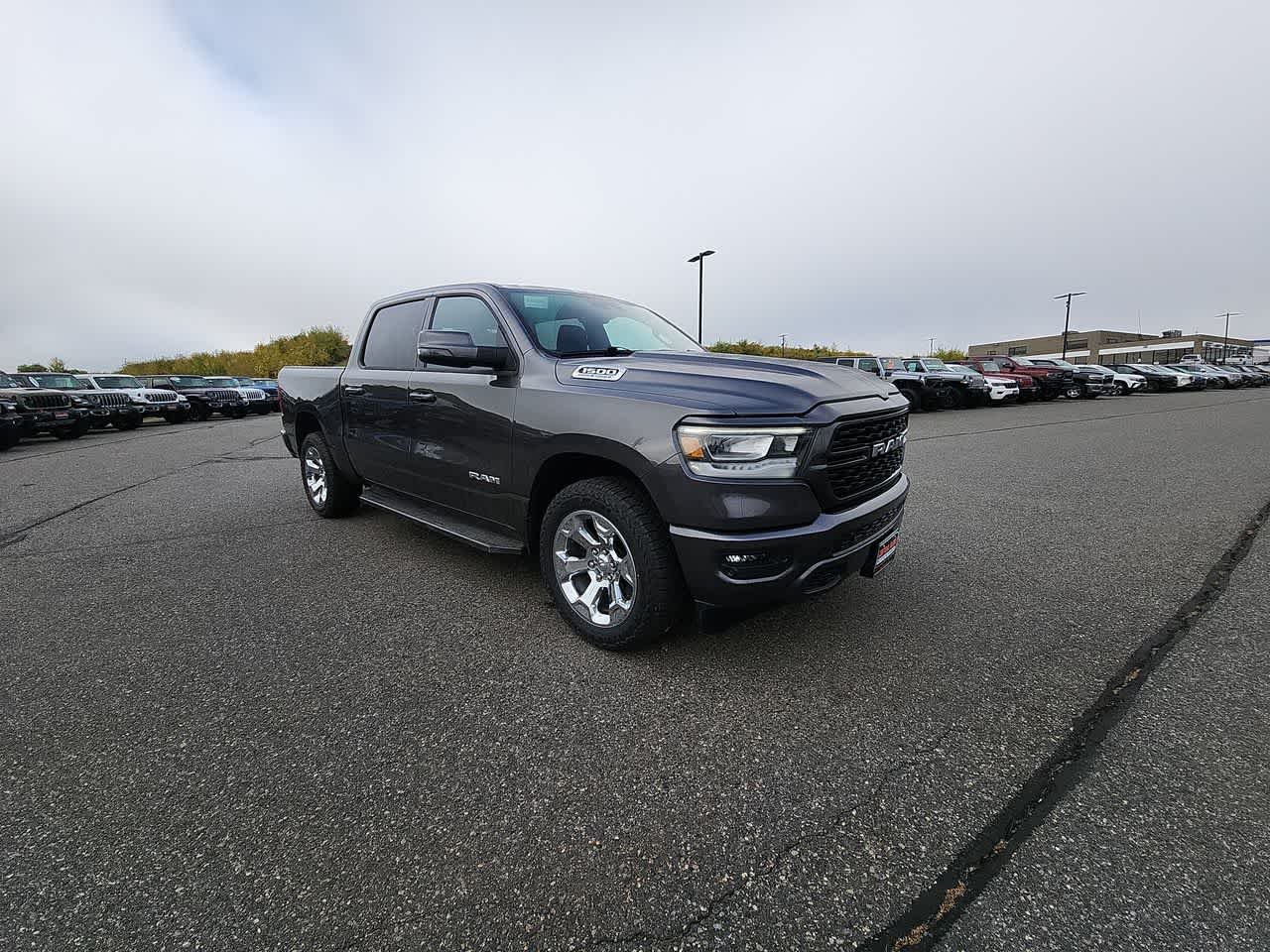 Used 2023 Granite Crystal Metallic Clearcoat Ram Big Horn image 2