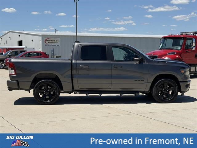 Used 2021 Granite Crystal Metallic Clearcoat Ram Big Horn image 3