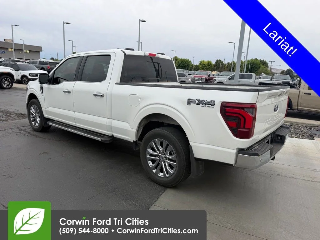 Certified Used 2024 White Metallic Ford Lariat image 10