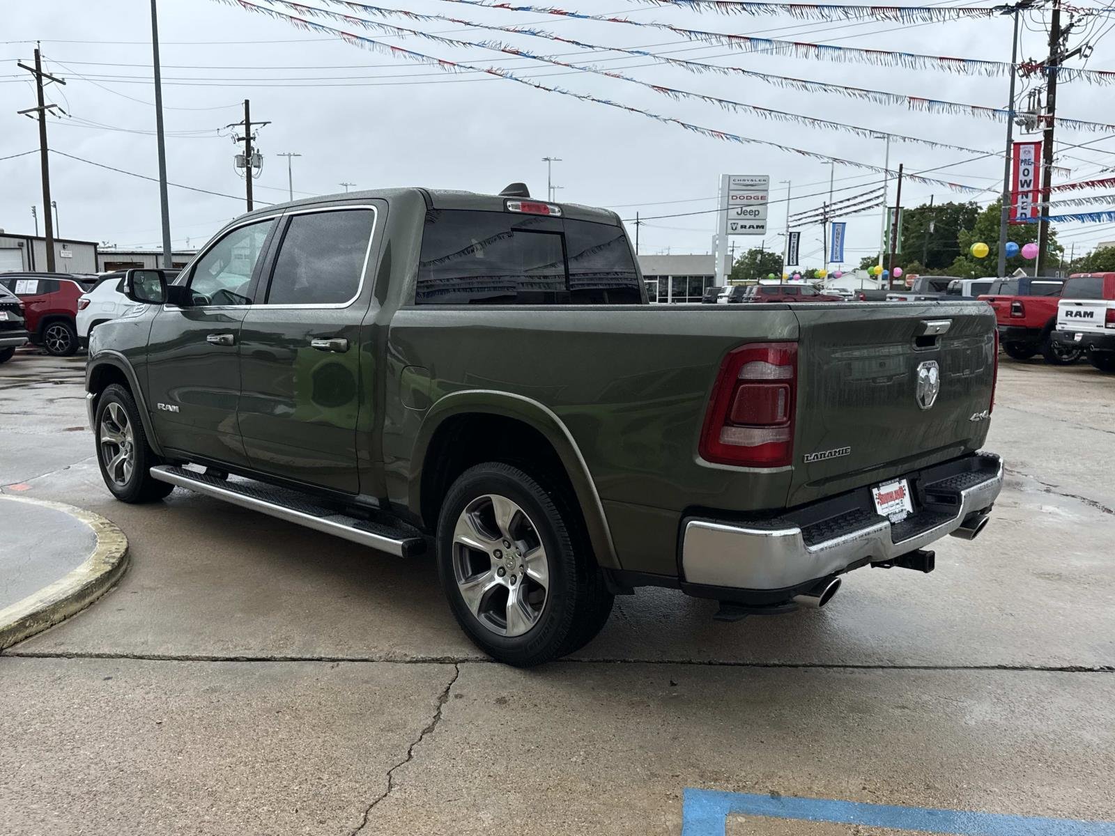Used 2021 Olive Green Pearlcoat Ram Laramie image 5