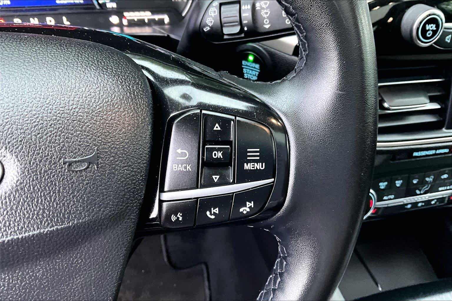 Used 2021 Antimatter Blue Ford SE Hybrid image 24