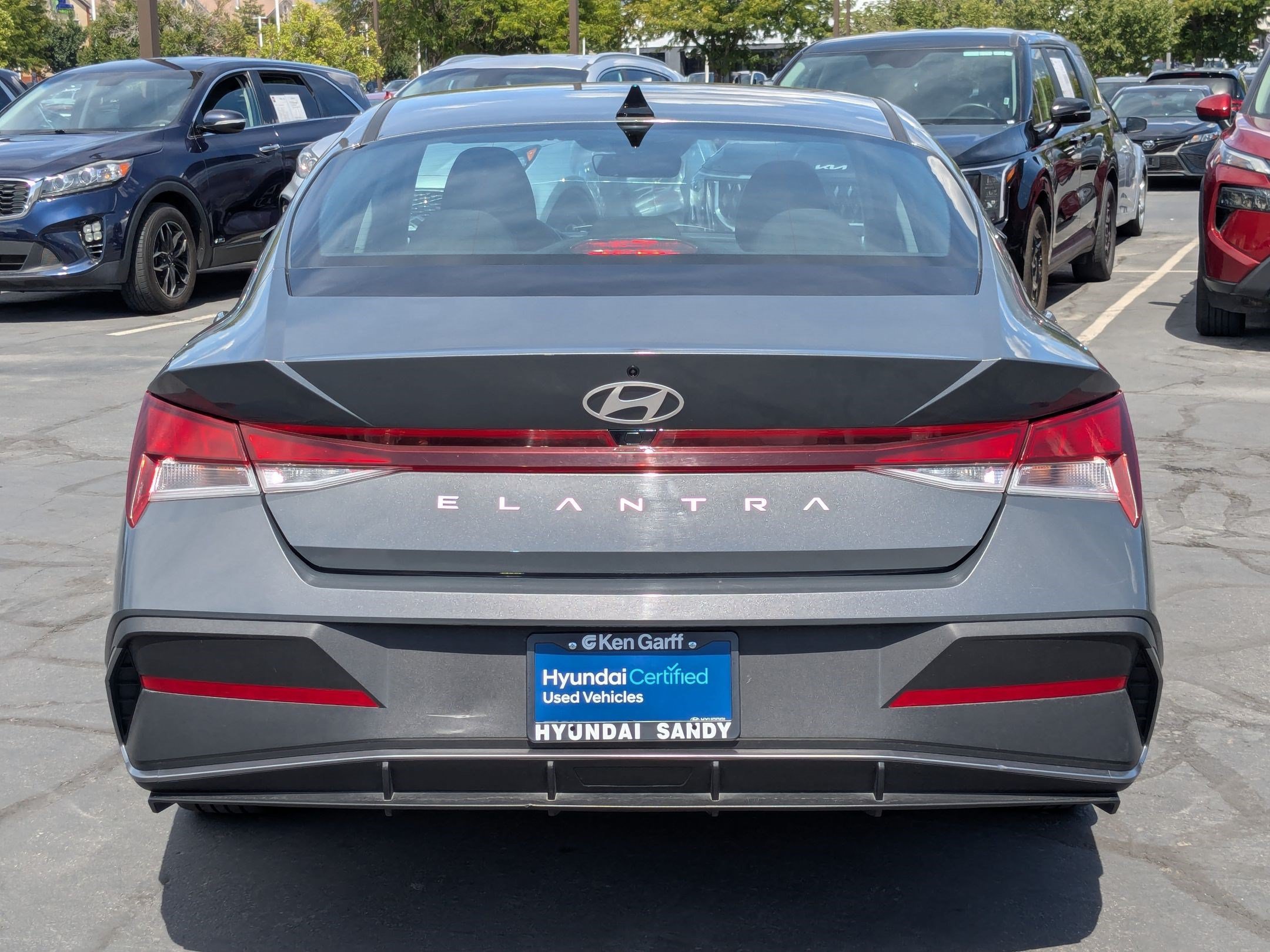 Certified Used 2024 Ecotronic Gray Hyundai SEL image 4