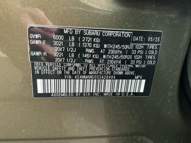 Certified Used 2025 Autumn Green Metallic Subaru Onyx Edition Touring image 16