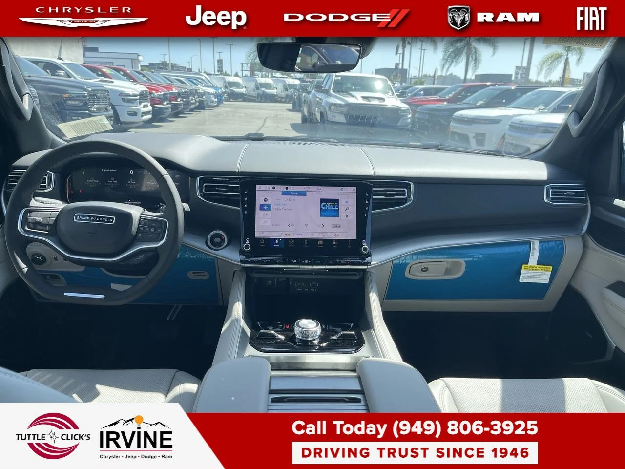 New 2026 Fathom Blue Pearl-Coat Exterior Paint Jeep Limited Reserve image 2