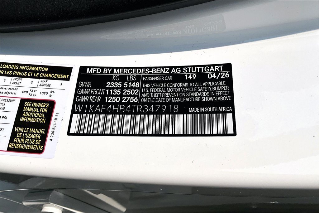 New 2026 Polar White Mercedes-Benz C 300 image 28