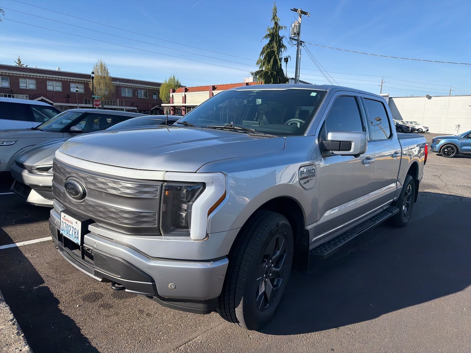 Used 2023 Ford F-150 Lightning Lariat with VIN 1FT6W1EV9PWG63576 for sale in Portland, OR