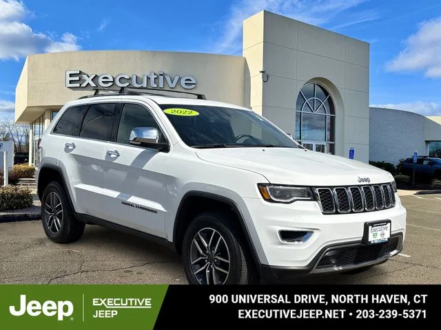 Certified Used 2022 White Jeep Limited image 1