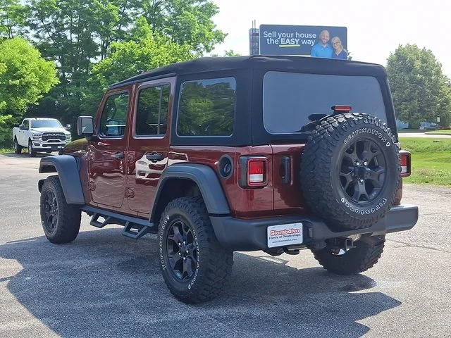 Used 2021 Red Jeep Unlimited Willys image 8