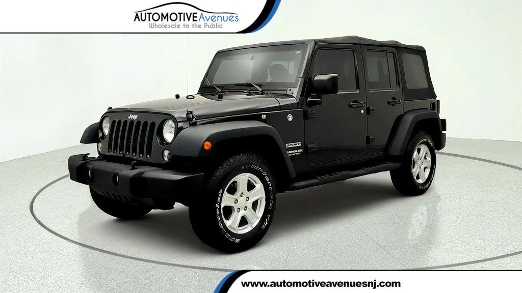 Used 2017 Black Clearcoat Jeep Sport 4x4 w/ 31