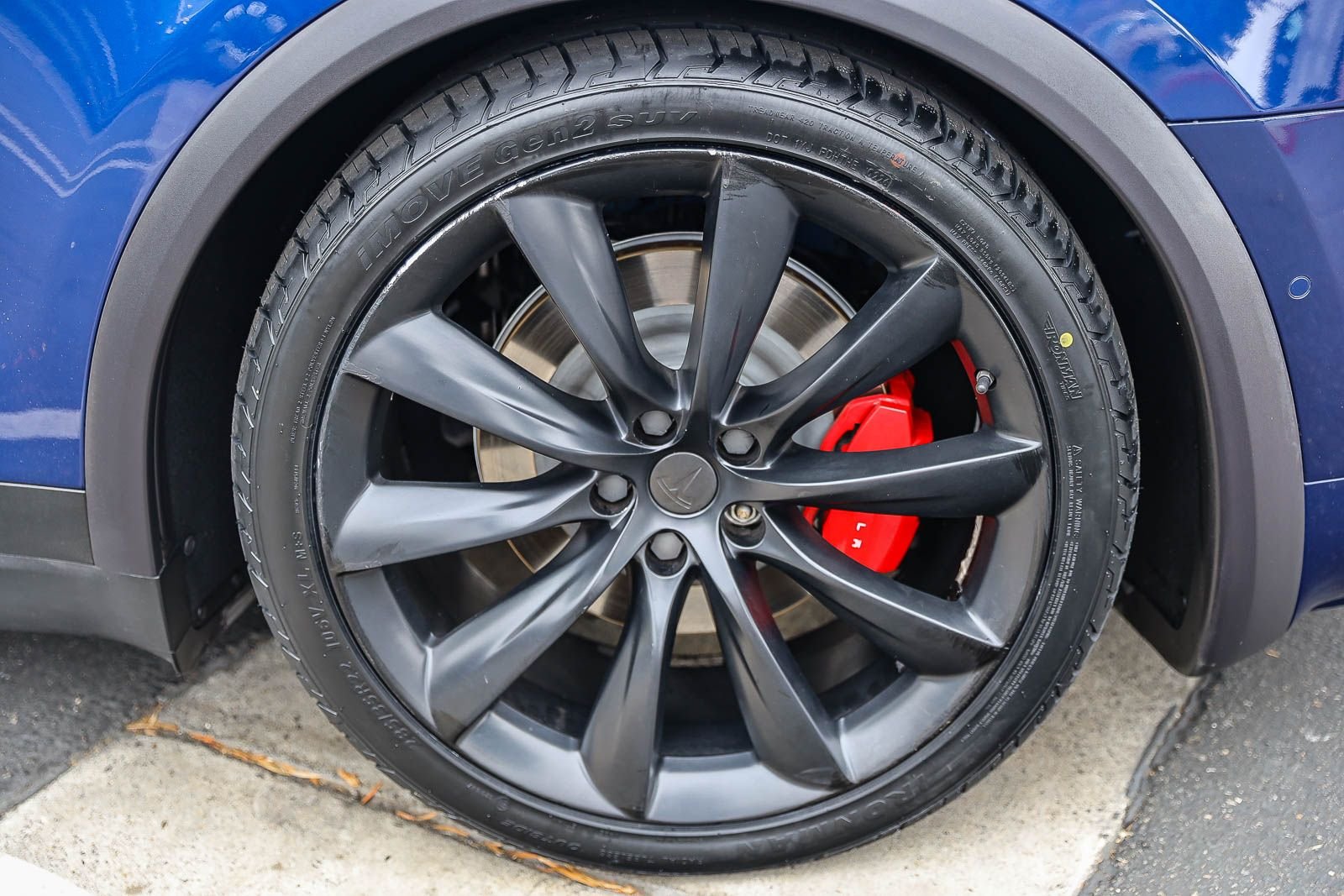 Used 2020 Deep Blue Metallic Tesla Performance image 8