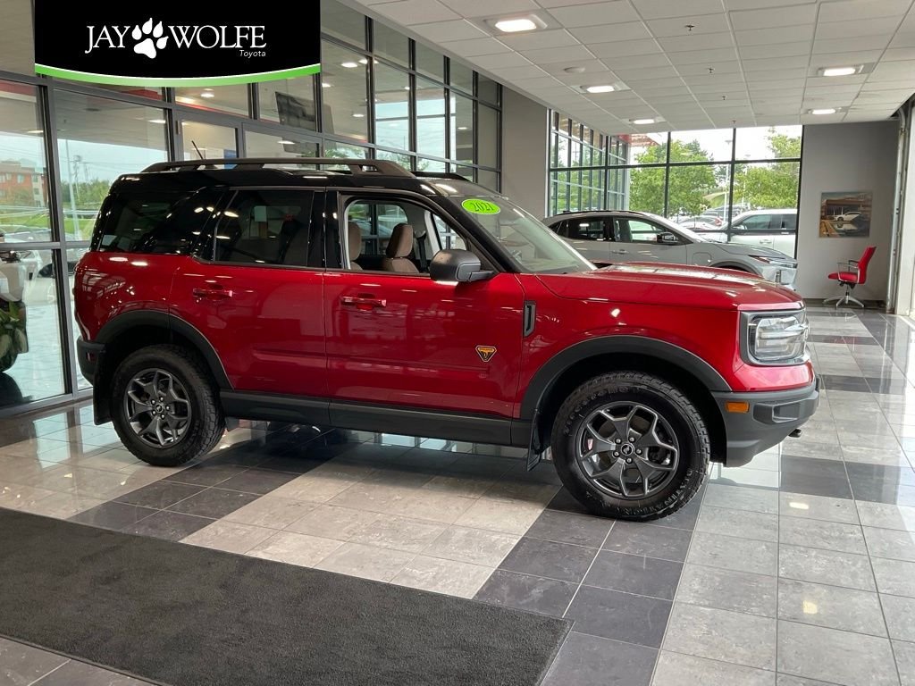 Used 2021 Red Ford Badlands image 1
