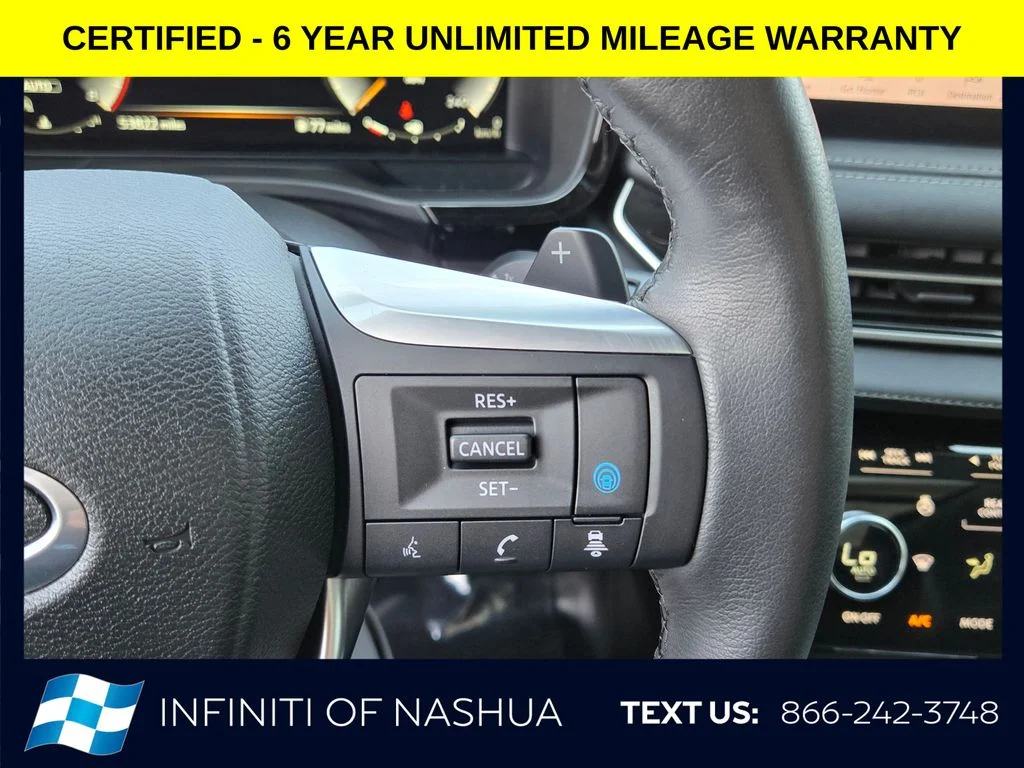 Certified Used 2023 Black INFINITI LUXE image 30