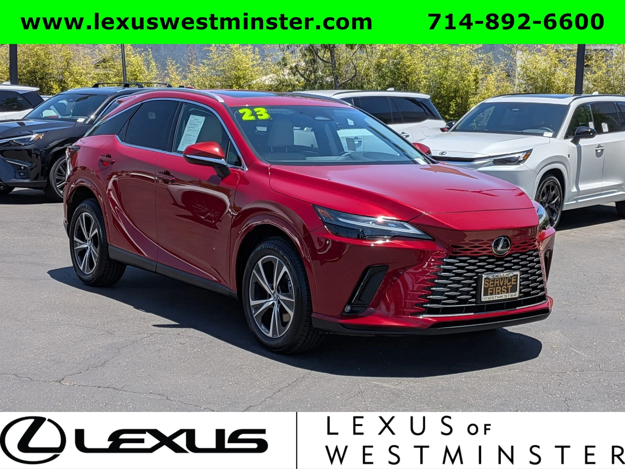 Used 2023 Red Lexus RX 350 image 3