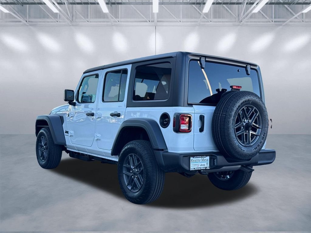 New 2026 Bright White Clear-Coat Exterior Paint Jeep Sport S image 7