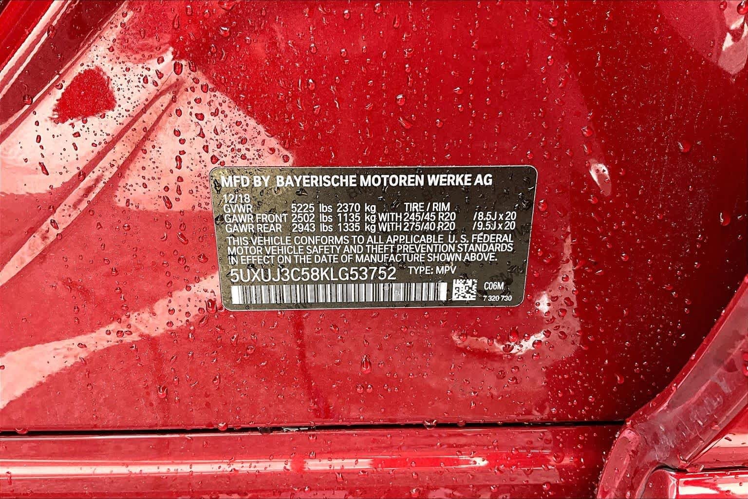 Used 2019 Flamenco Red Metallic BMW xDrive30i image 35