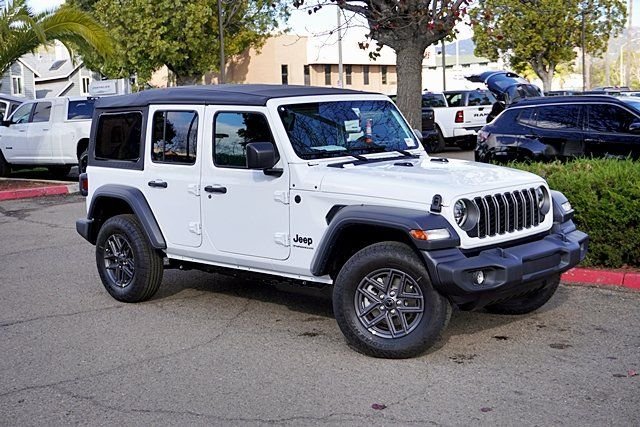 New 2026 Bright White Clear-Coat Exterior Paint Jeep Sport S image 3